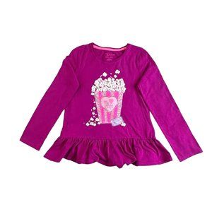 Issac Mizrahi Girls Long Sleeve Plum Top Size M 7/8